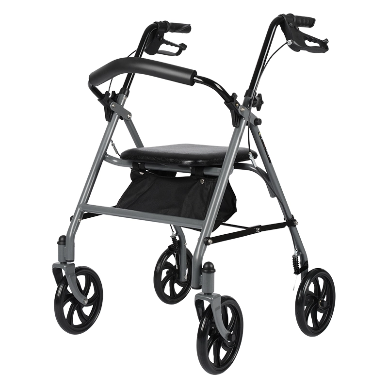Walker rollator outdoor dengan kursi